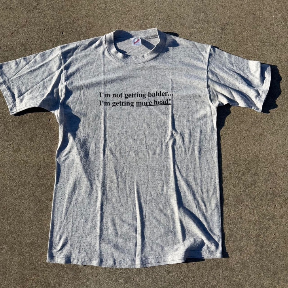 Knix Light Gray Men's Tee with Bold Text